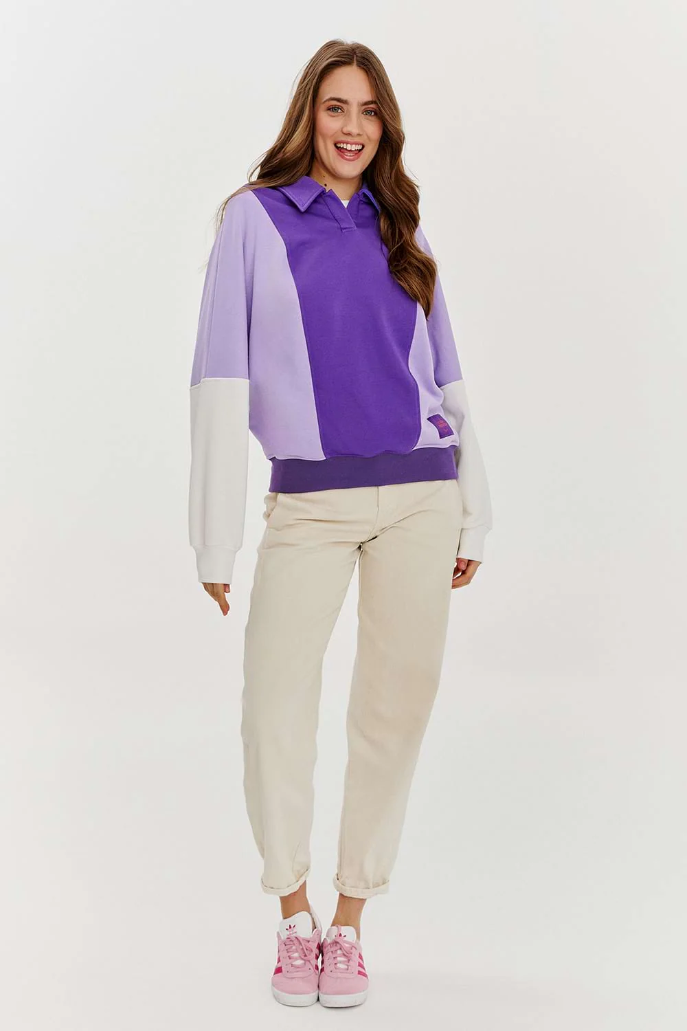 Bluza polo Mystic Plum - Image 13