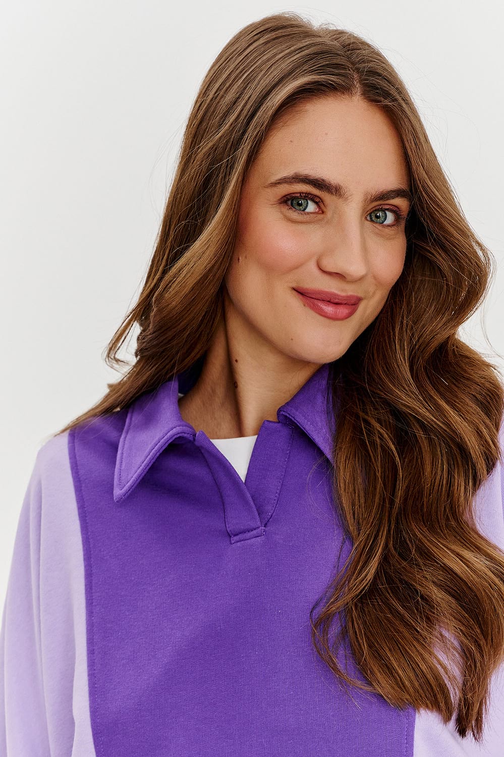 Bluza polo Mystic Plum - Image 4