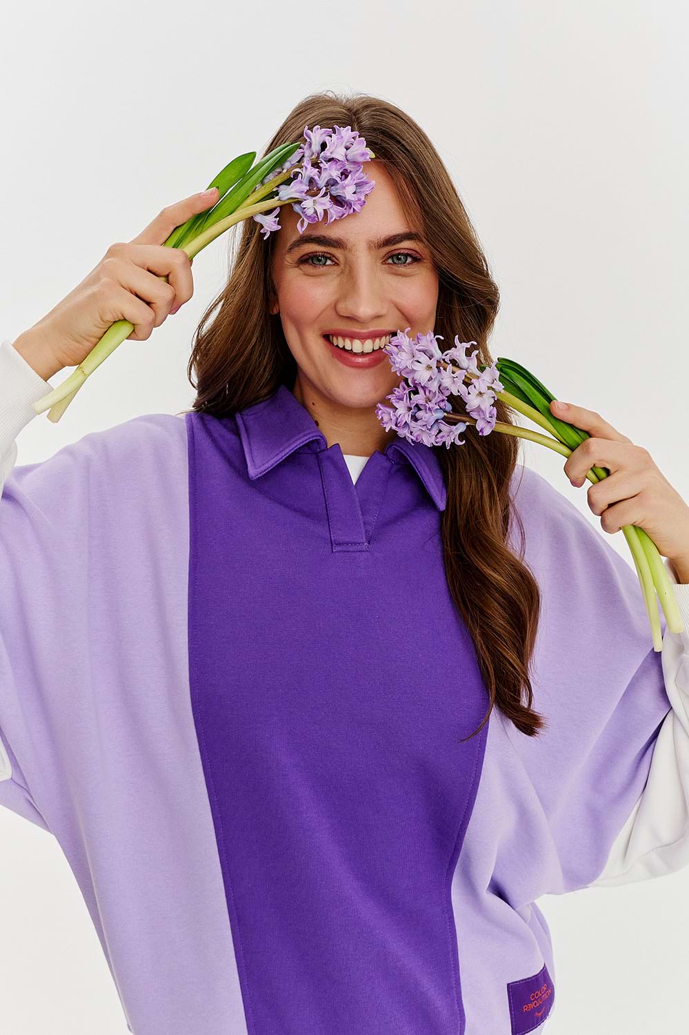 Bluza polo Mystic Plum - Image 6