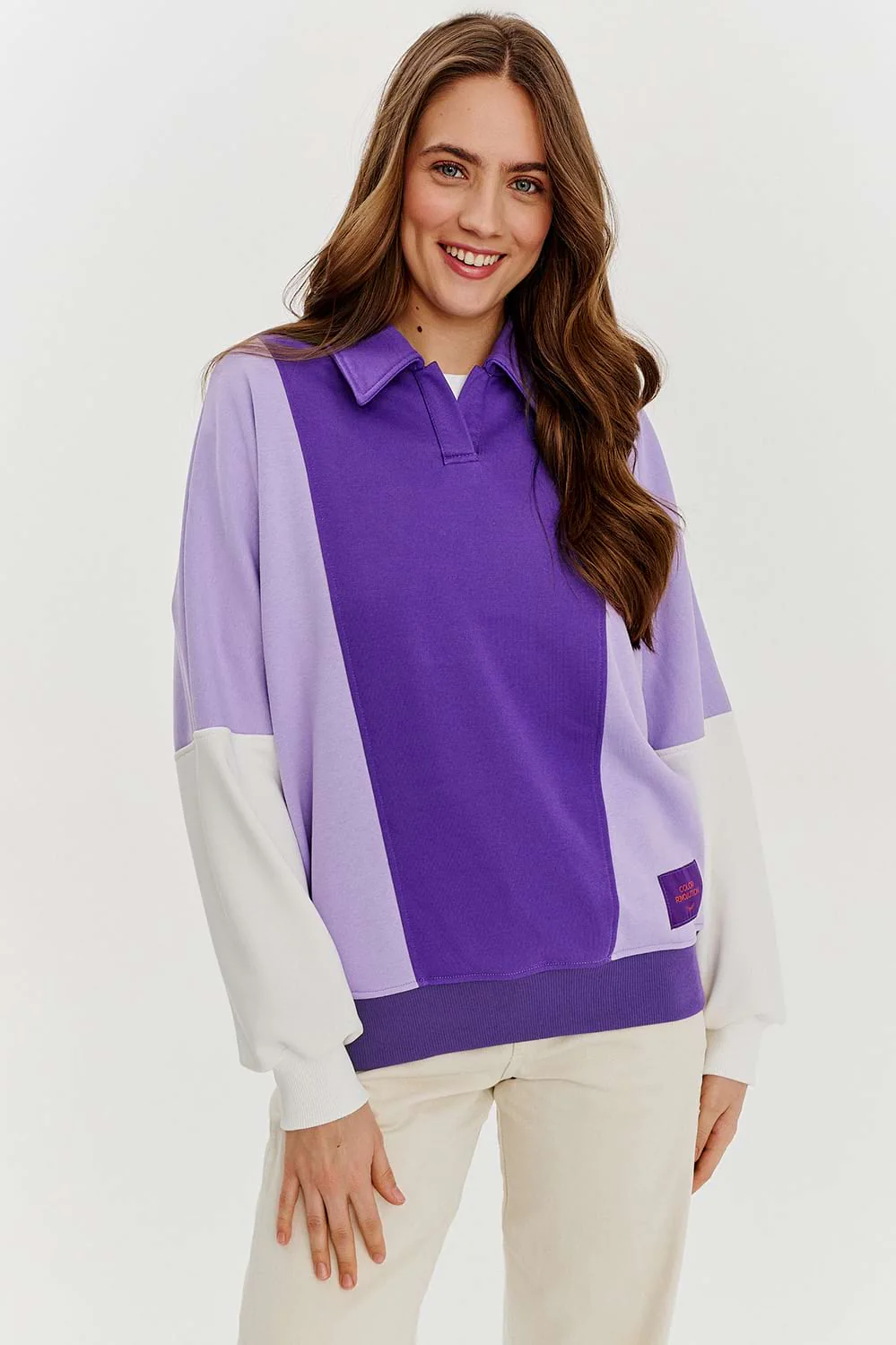 Bluza polo Mystic Plum - Image 7