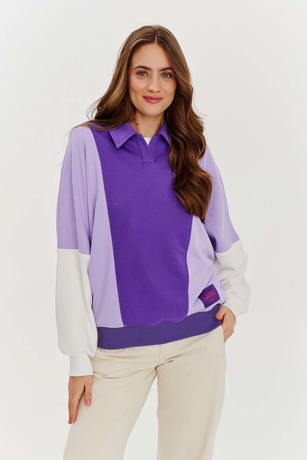 Bluza polo Mystic Plum - Image 8