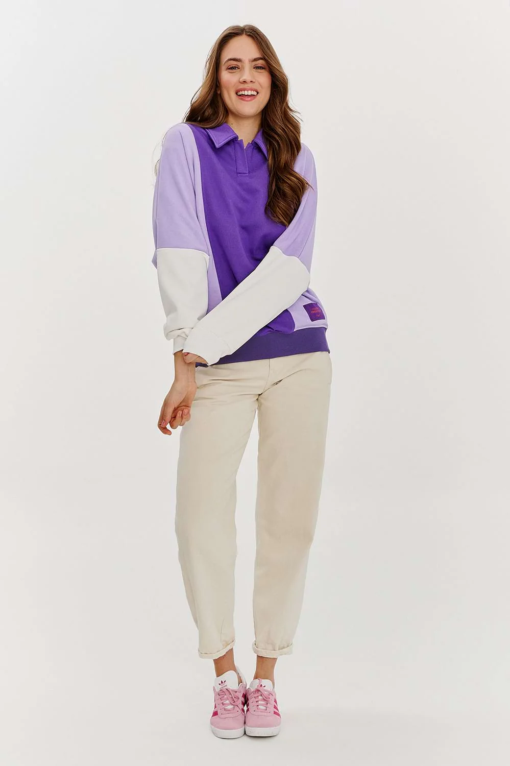 Bluza polo Mystic Plum - Image 9