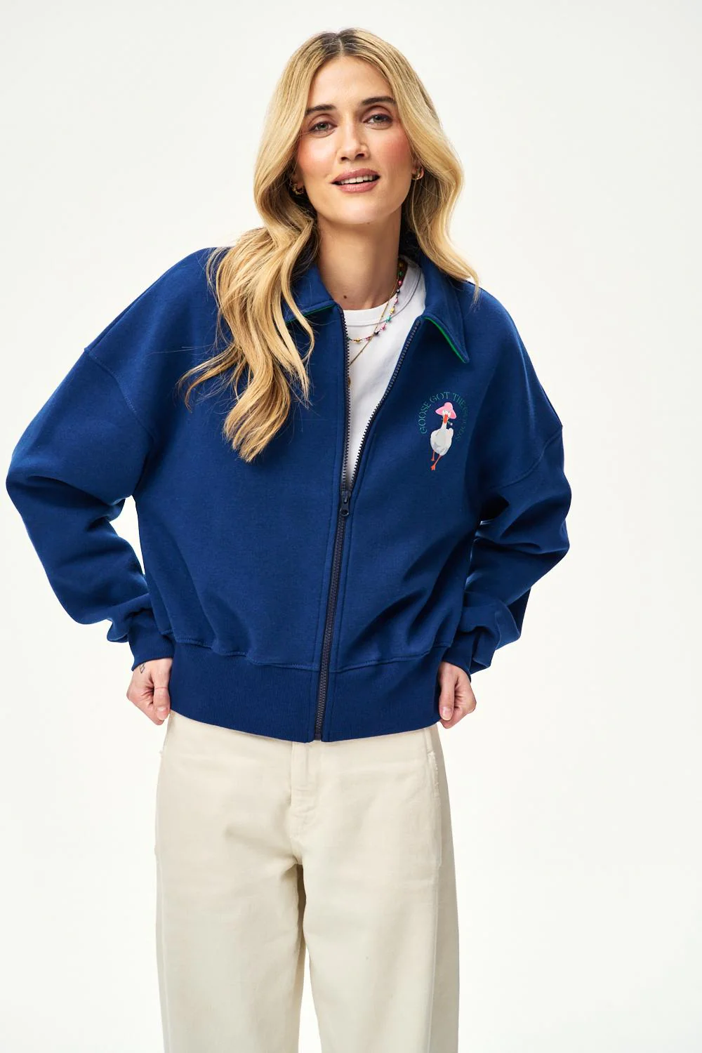 Bluza rozpinana Mrs. Goose - Image 3