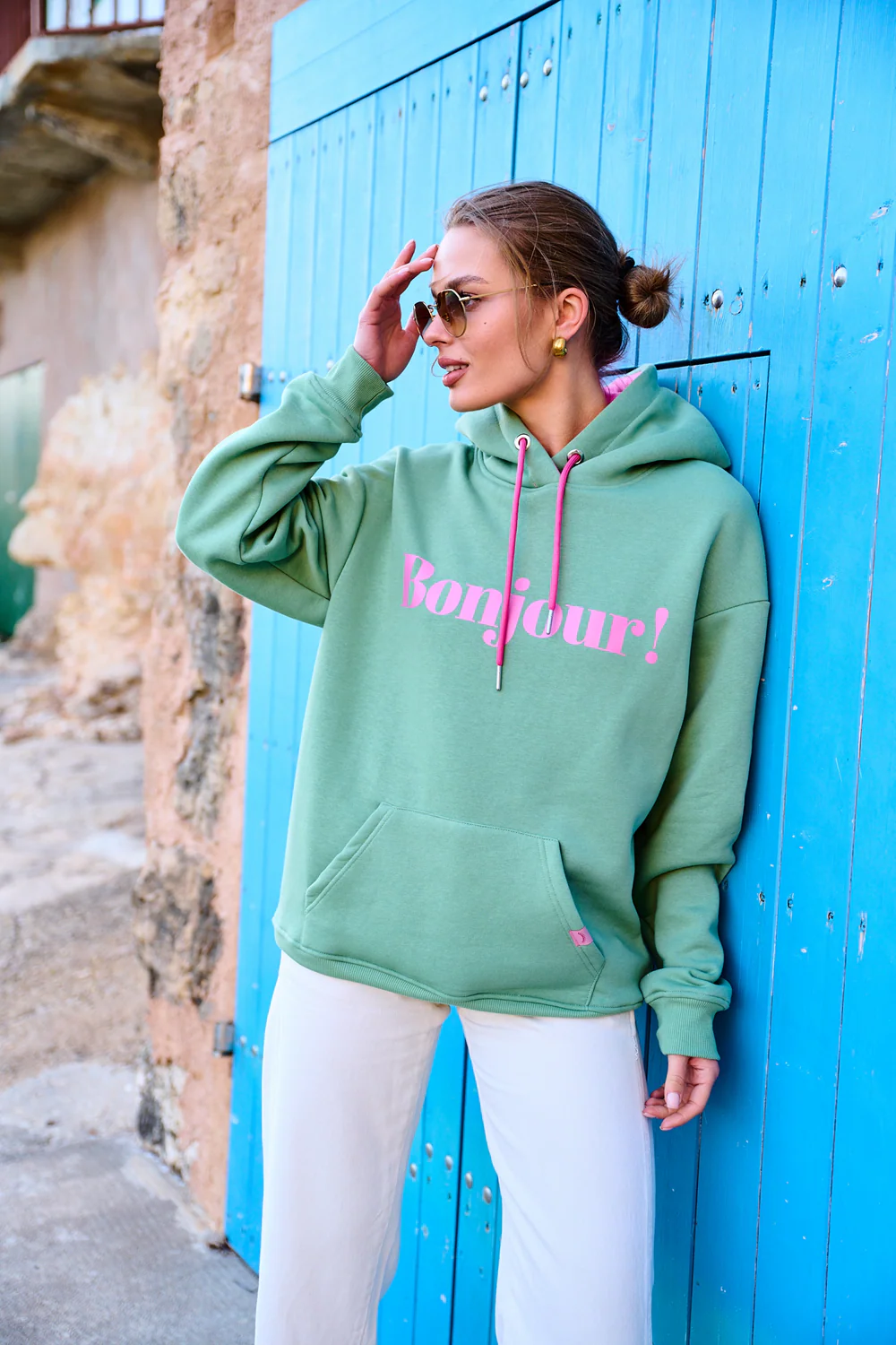 Bluza z kapturem Bonjour Chérie - Image 2