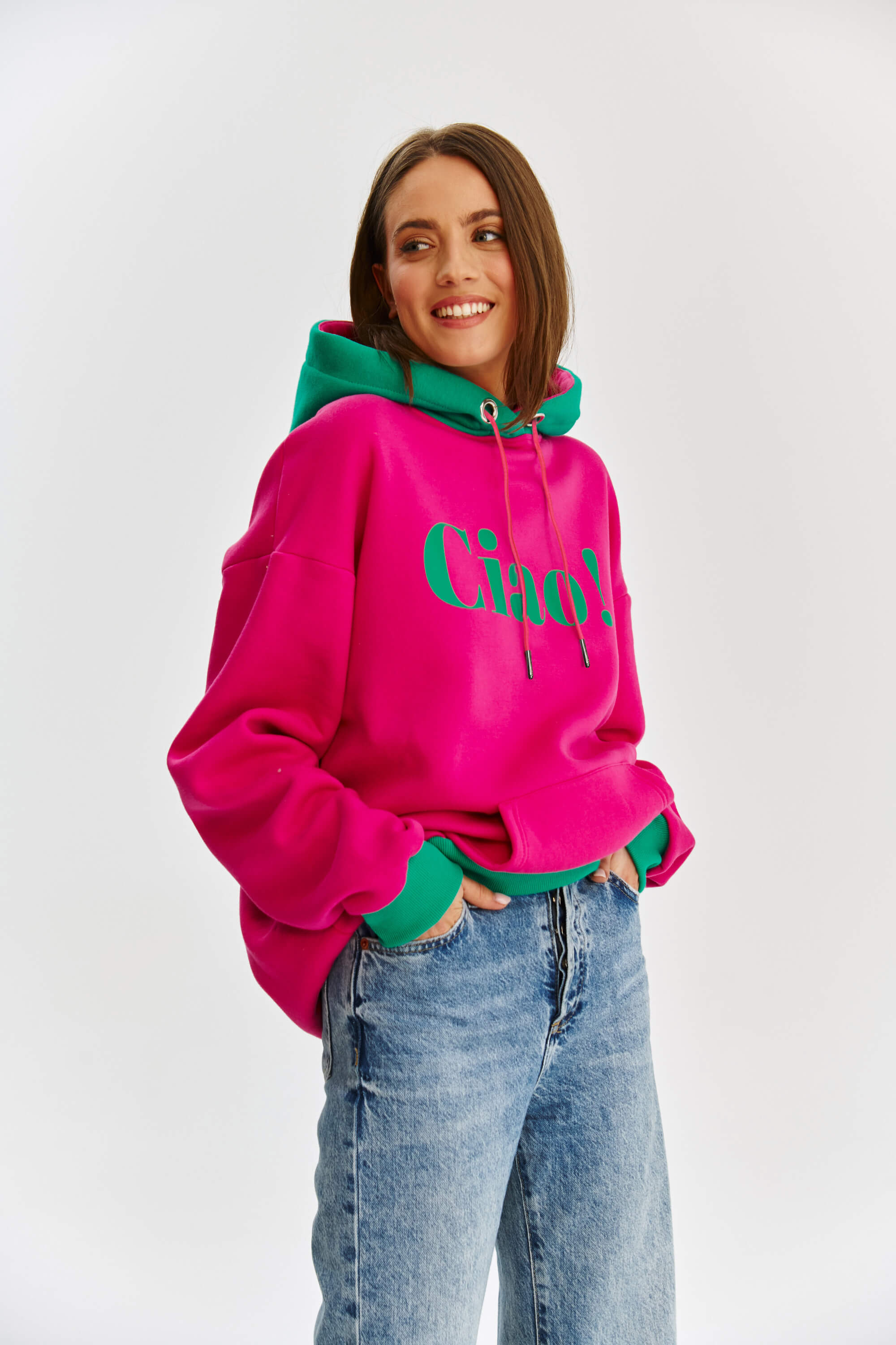 Bluza z kapturem Ciao Arrivederci - Image 3