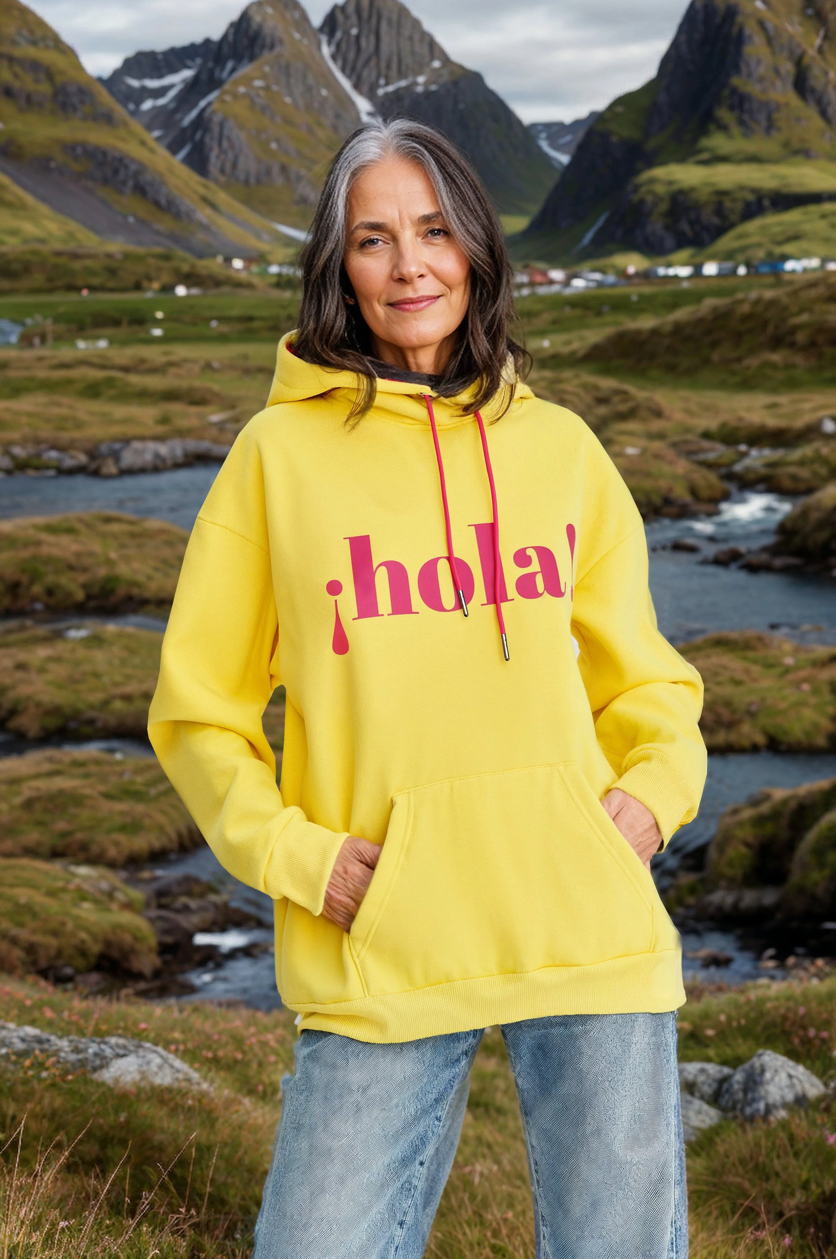 Bluza z kapturem Hola Adios - Image 9