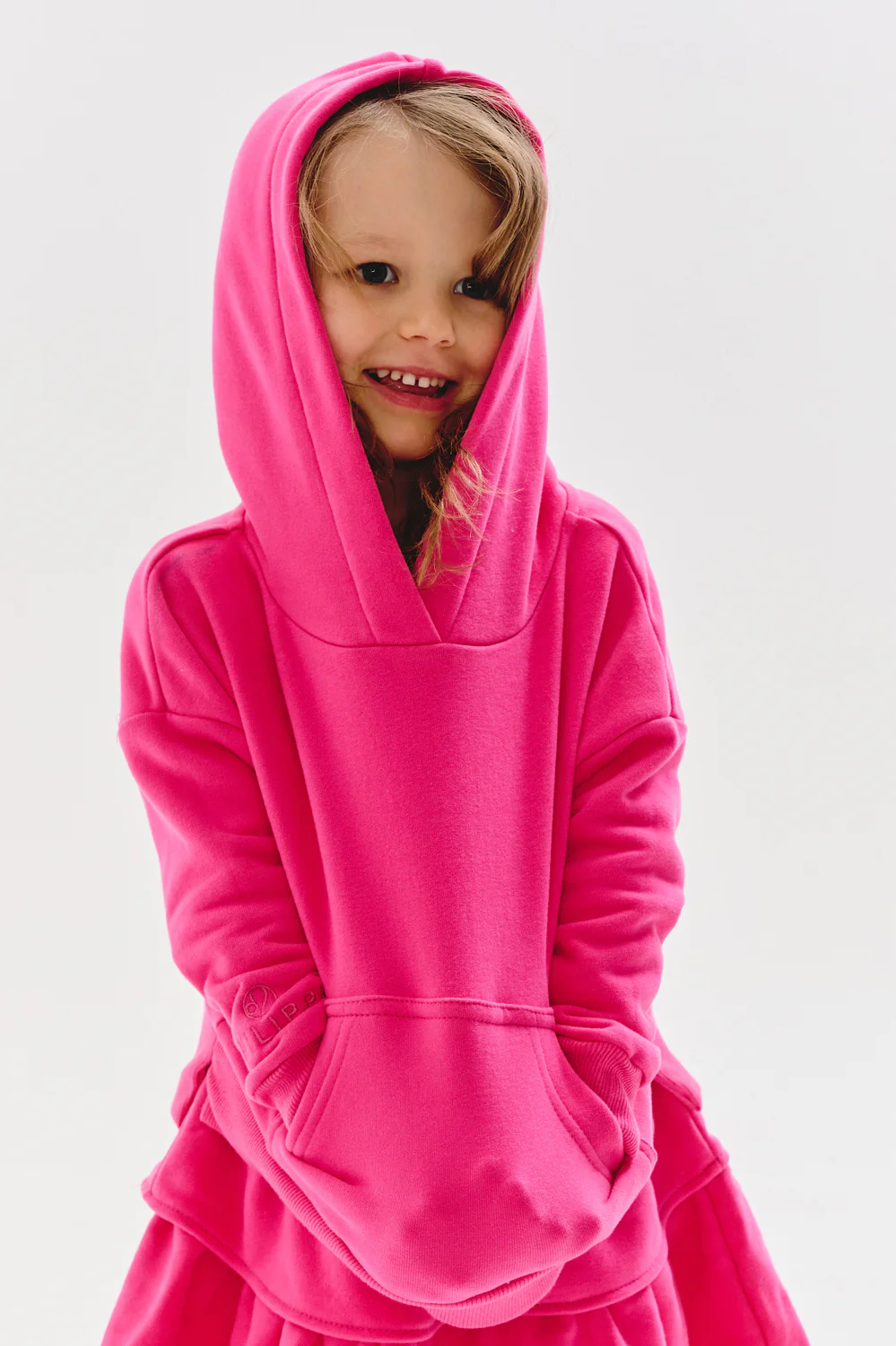 Bluza z kapturem Magenta Love - Image 3