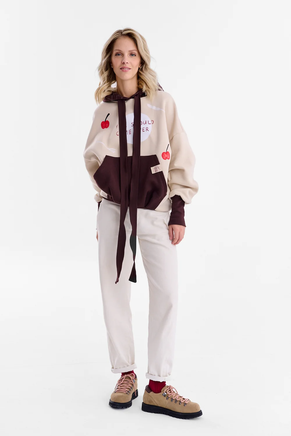 Bluza z wiązaniem Come Over x Kit Agar - Image 14