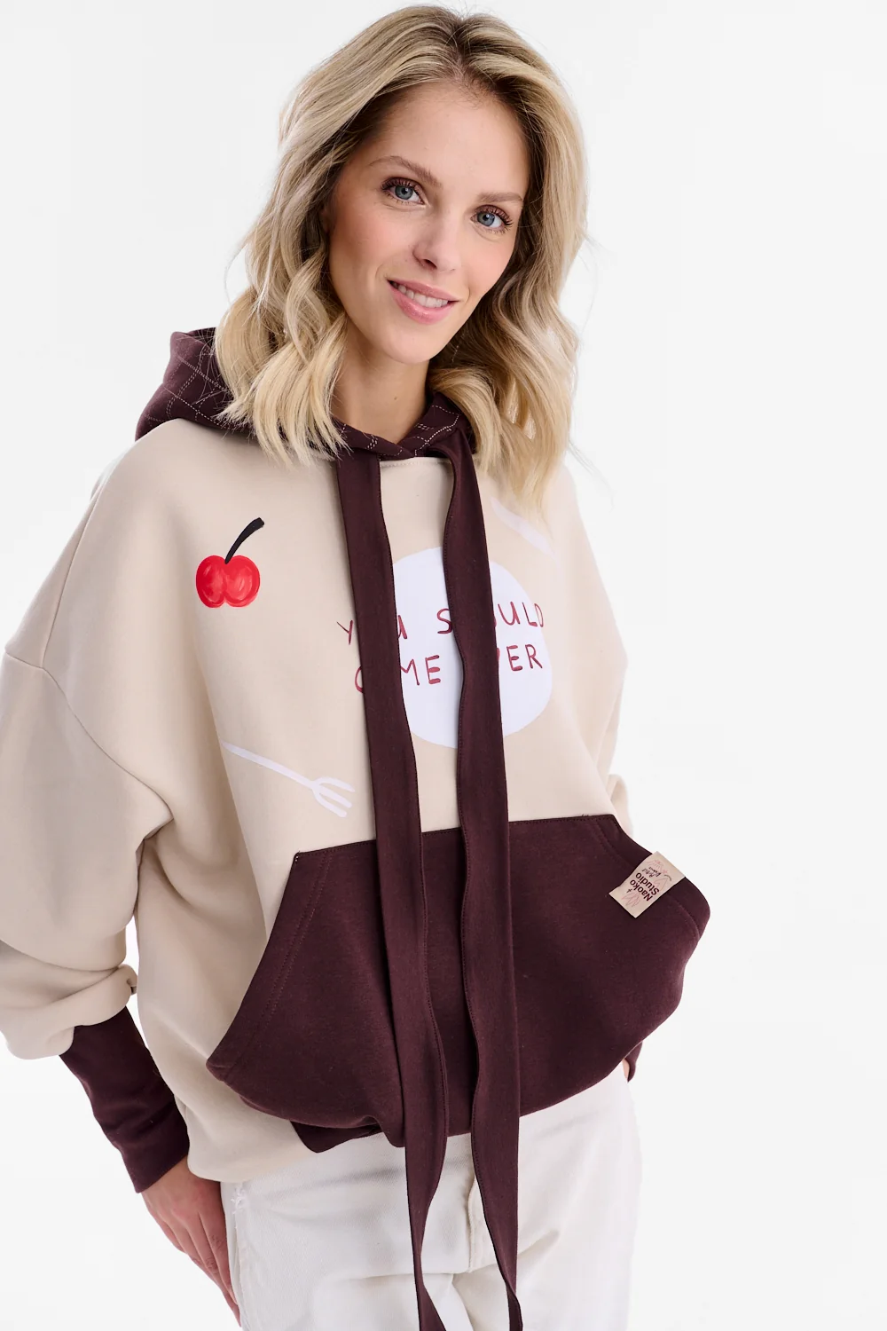 Bluza z wiązaniem Come Over x Kit Agar - Image 15