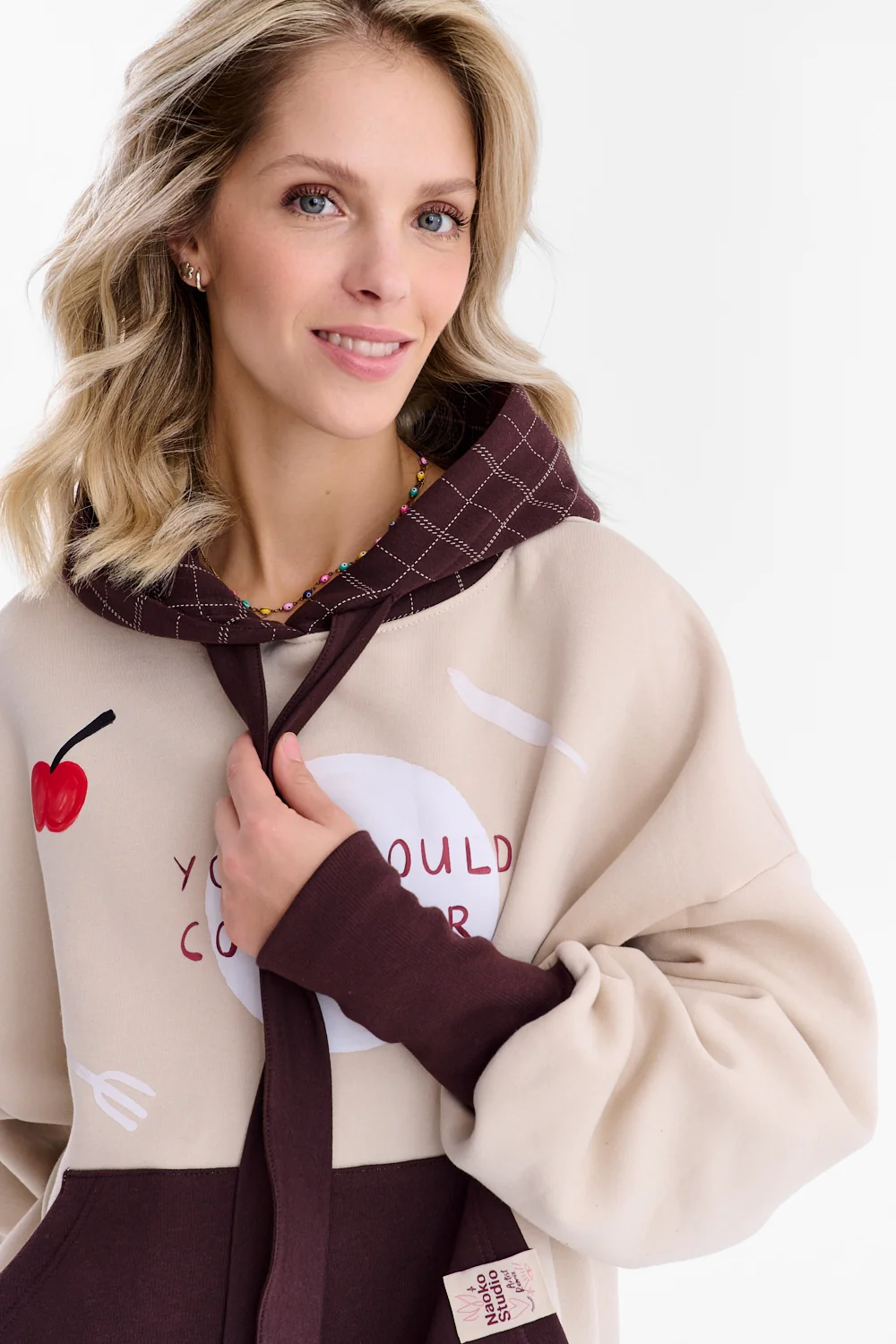 Bluza z wiązaniem Come Over x Kit Agar - Image 16