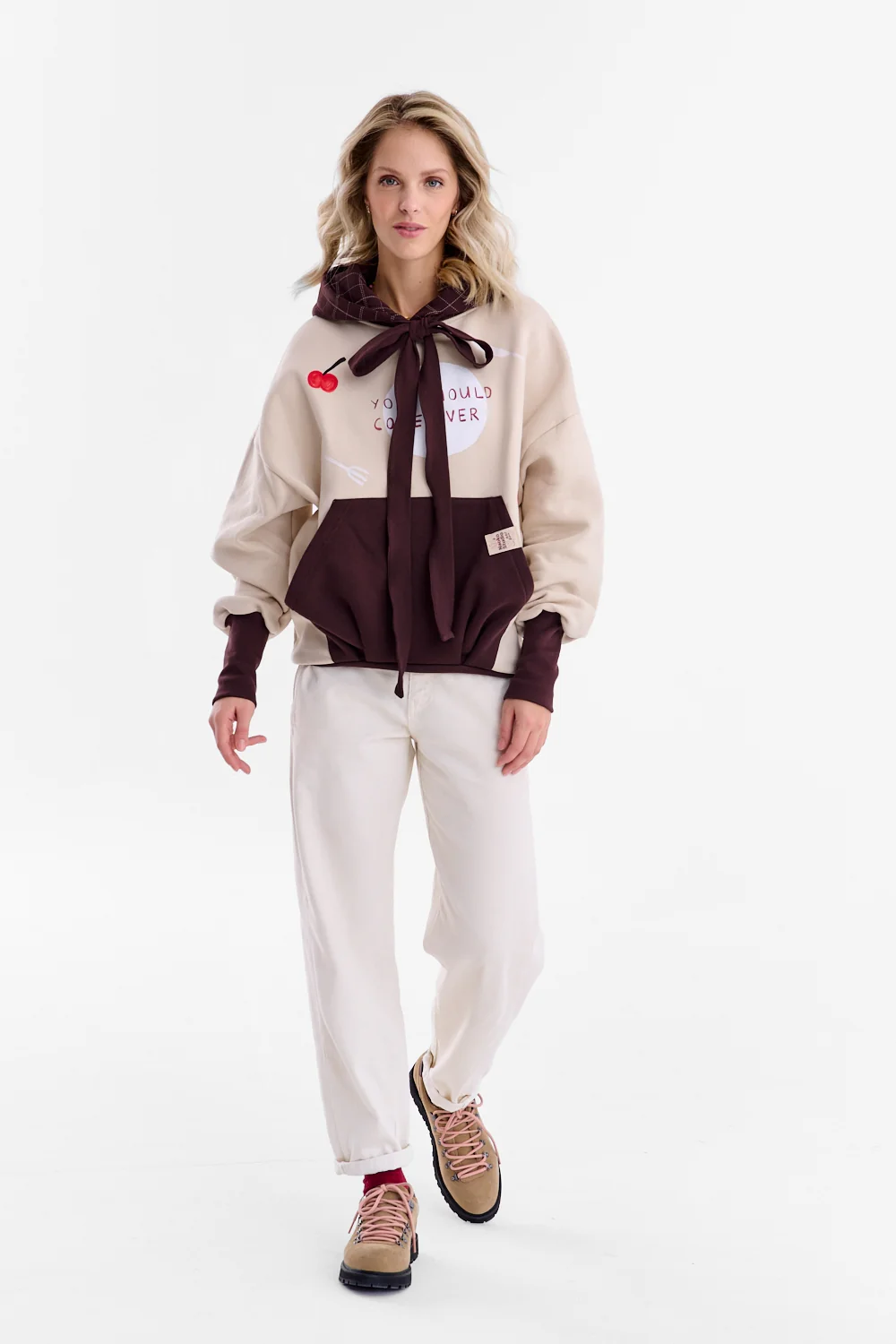 Bluza z wiązaniem Come Over x Kit Agar - Image 17