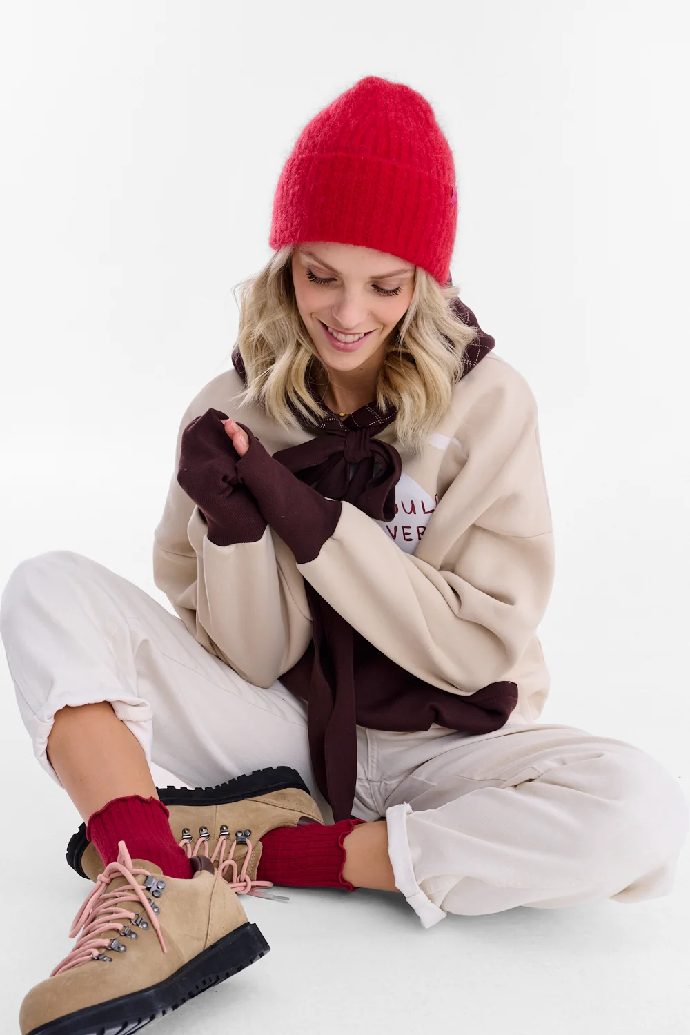 Bluza z wiązaniem Come Over x Kit Agar - Image 27