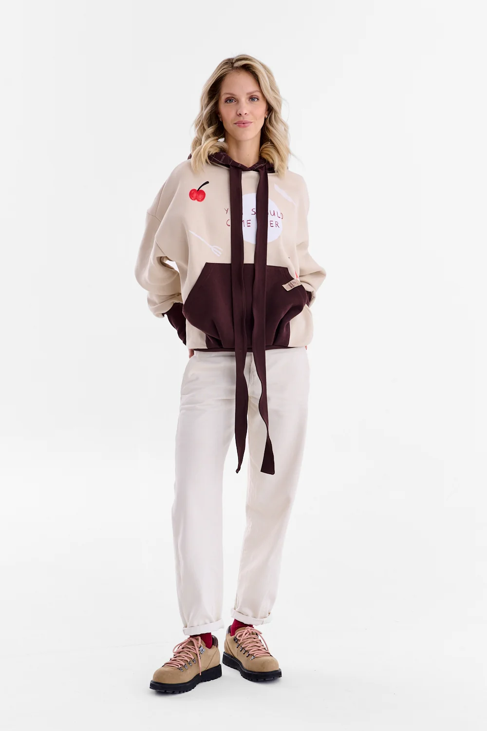 Bluza z wiązaniem Come Over x Kit Agar - Image 8