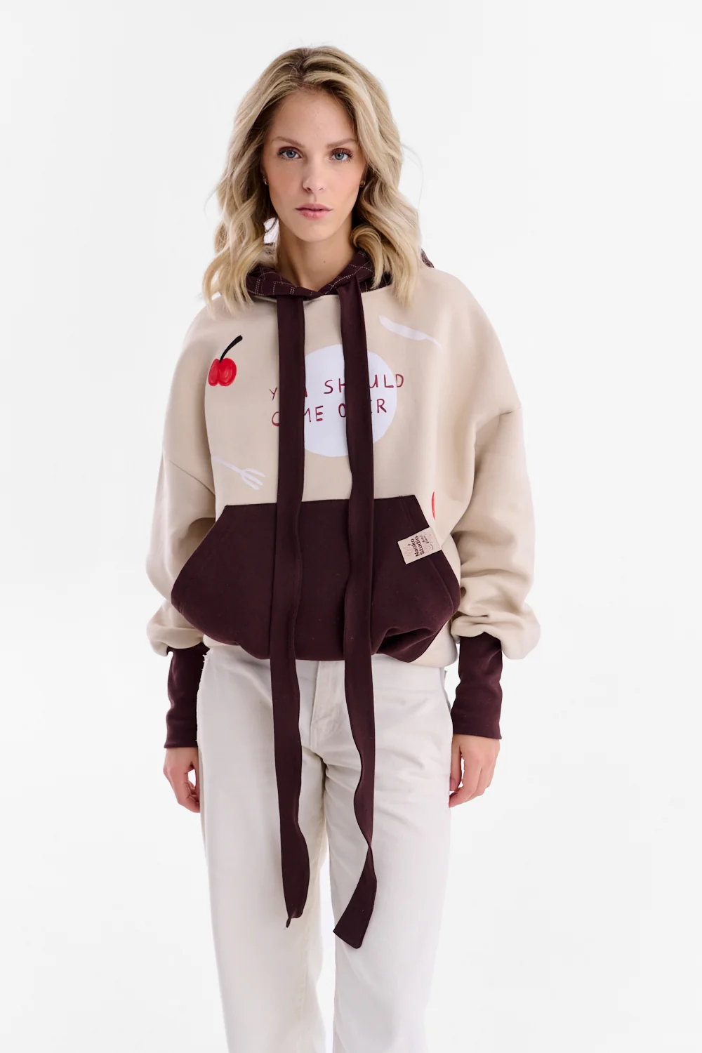 Bluza z wiązaniem Come Over x Kit Agar - Image 9