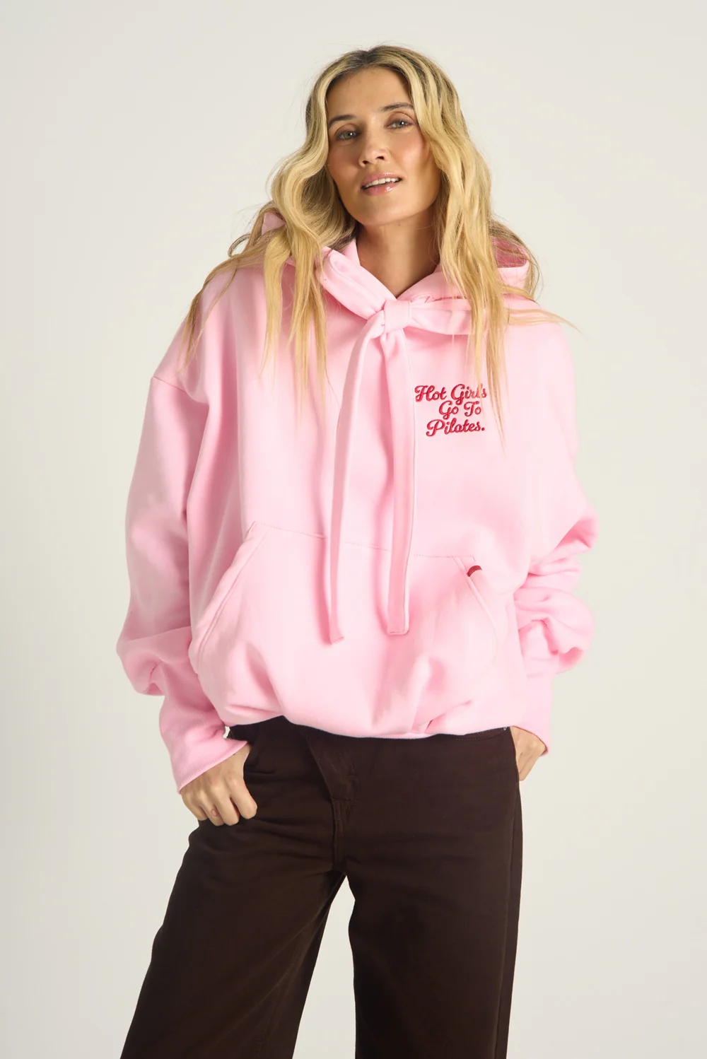 Bluza z wiązaniem Pilates Queen - Image 14