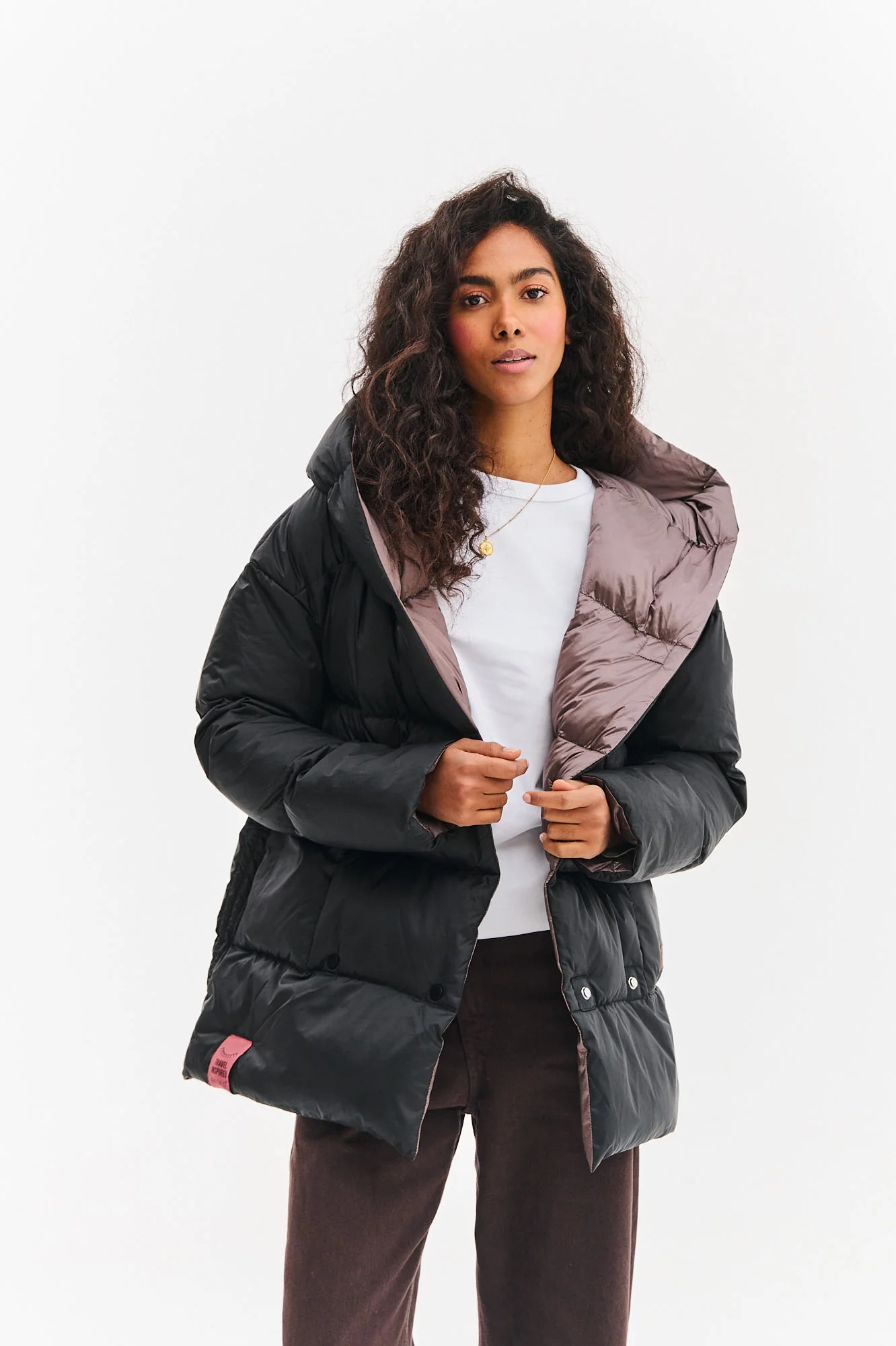 Dwustronna kurtka zimowa Alaska Velvet Earth - Image 14