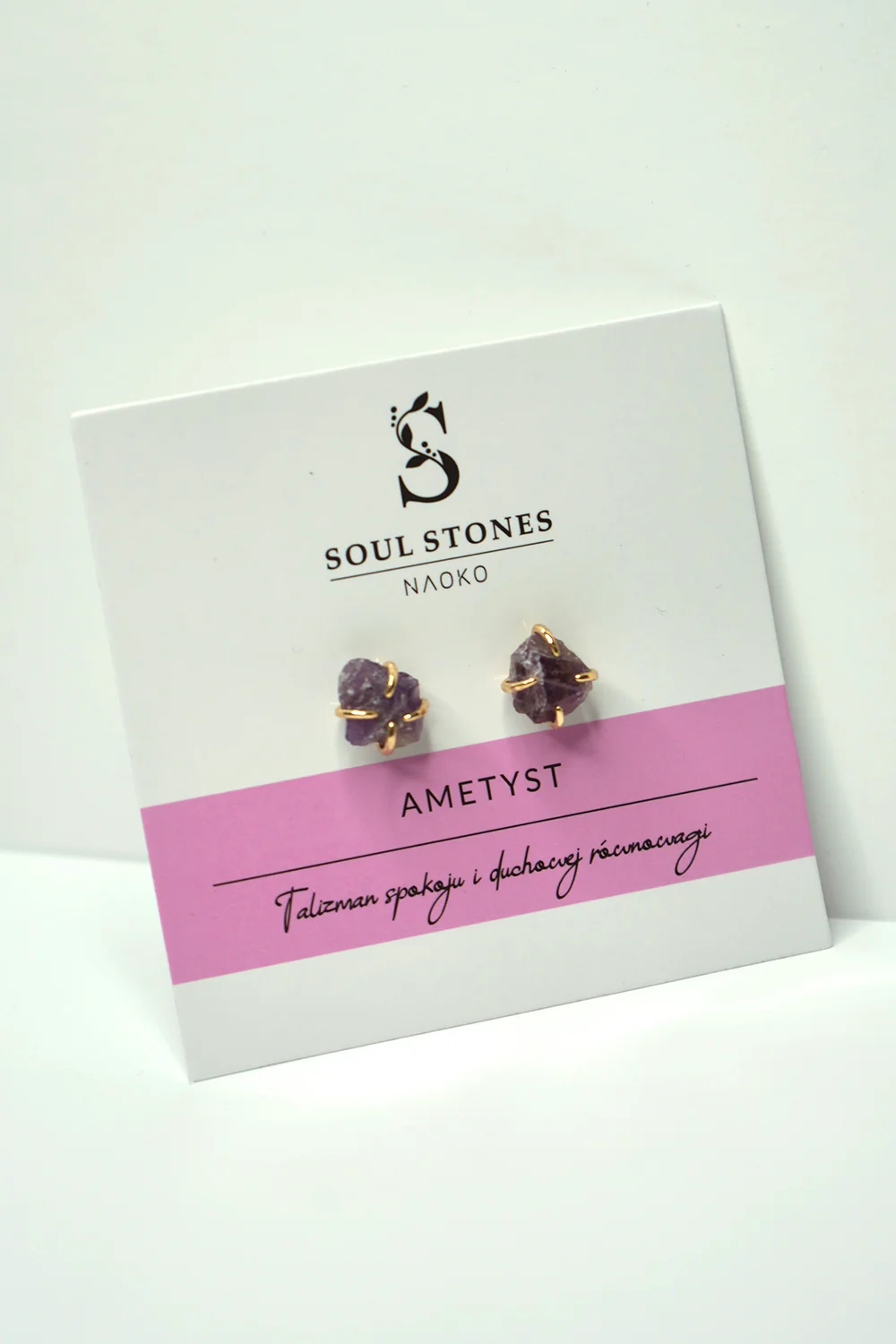 Kolczyki Soul Stones Amethyst - Image 3