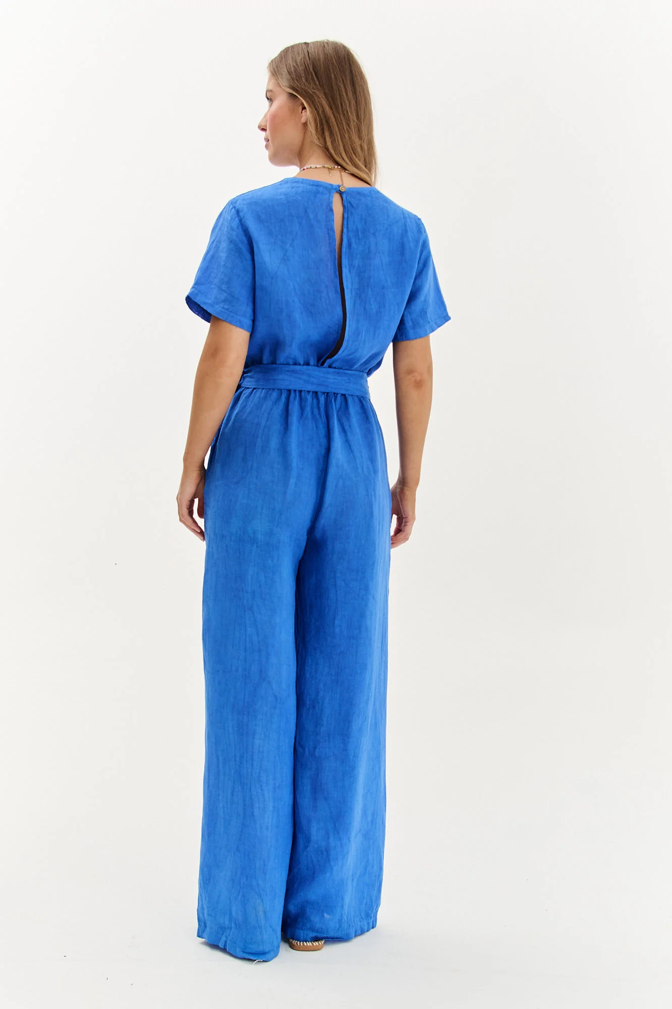 Kombinezon lniany Blue Margarita - Image 7