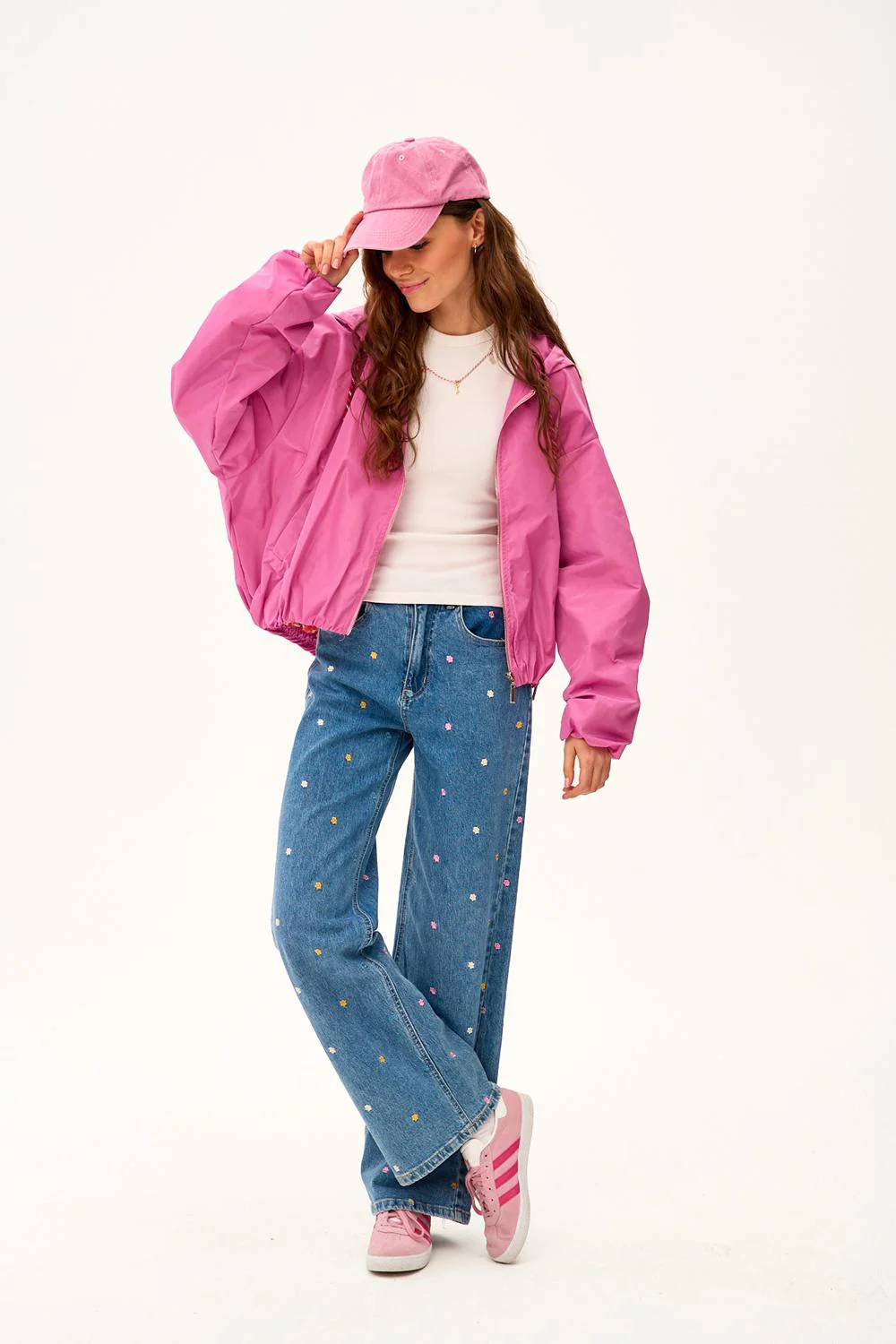 Krótka parka z kapturem Dahlia Crush - Image 12