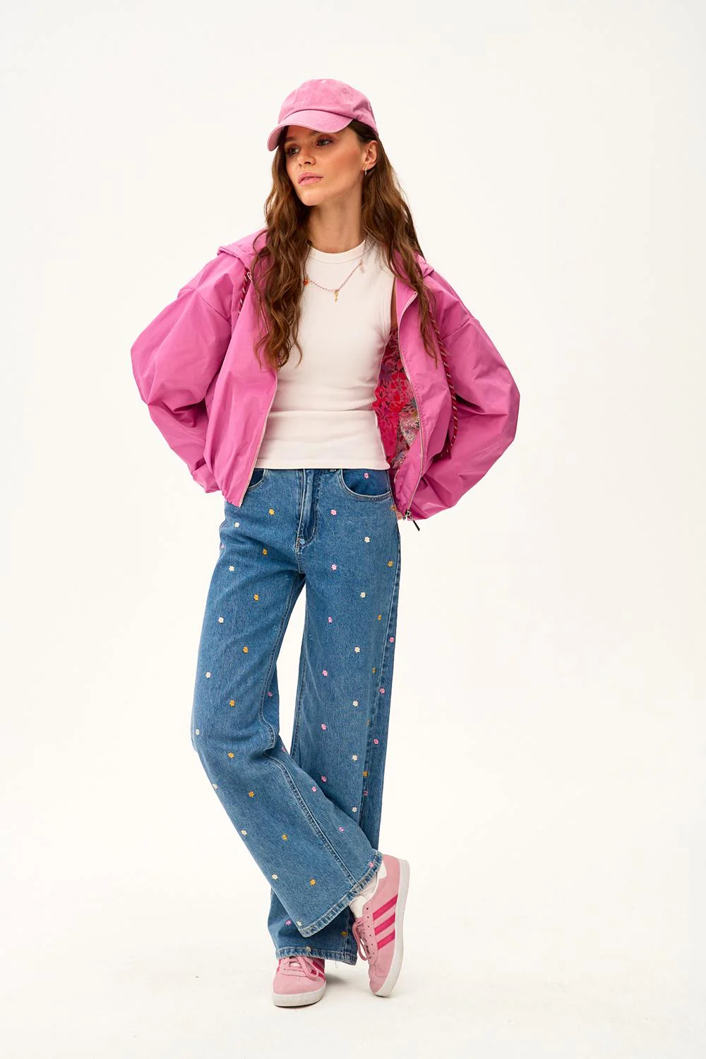 Krótka parka z kapturem Dahlia Crush - Image 13