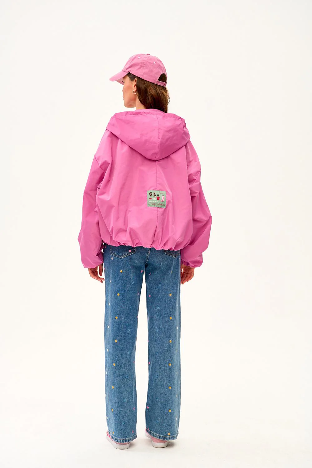 Krótka parka z kapturem Dahlia Crush - Image 18