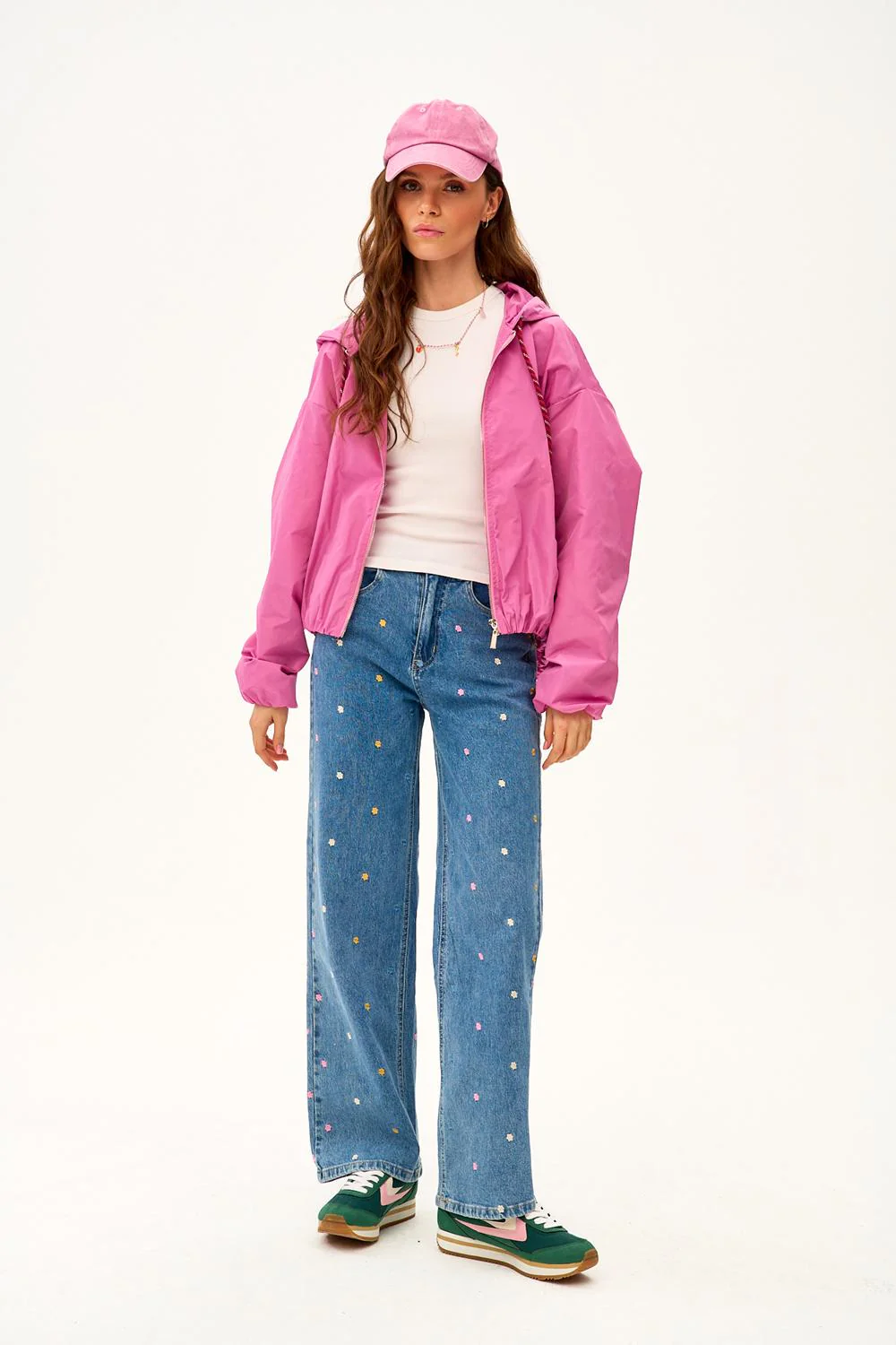 Krótka parka z kapturem Dahlia Crush - Image 19