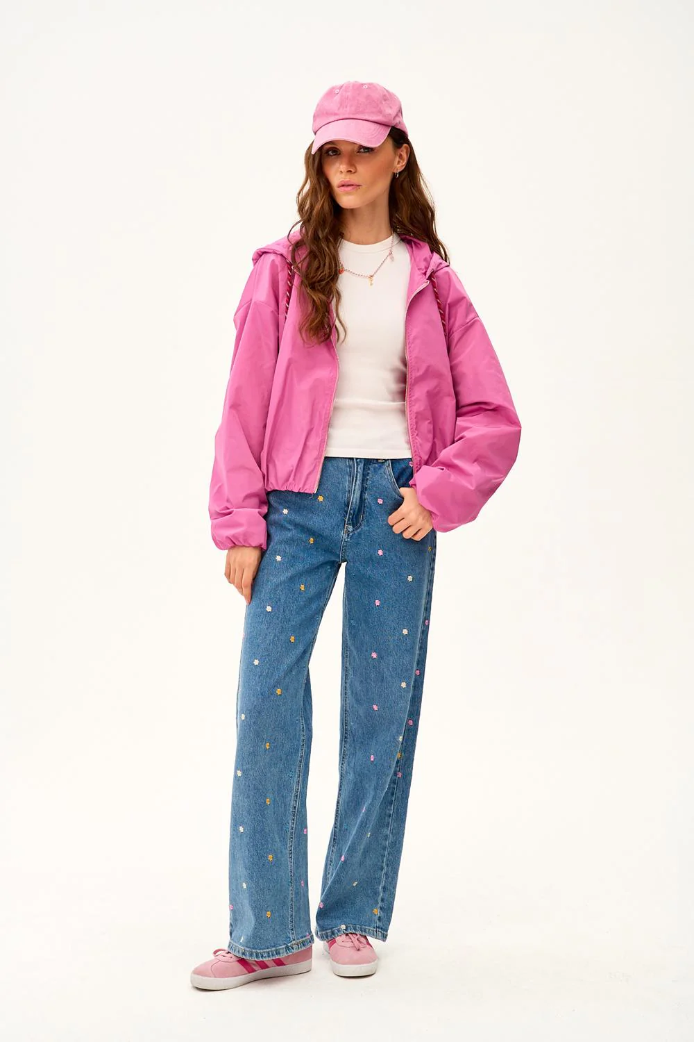 Krótka parka z kapturem Dahlia Crush - Image 21