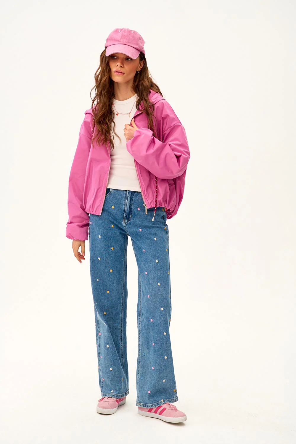 Krótka parka z kapturem Dahlia Crush - Image 22