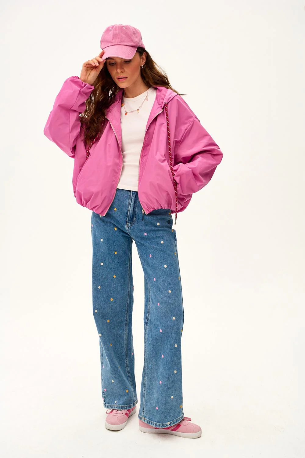 Krótka parka z kapturem Dahlia Crush - Image 24