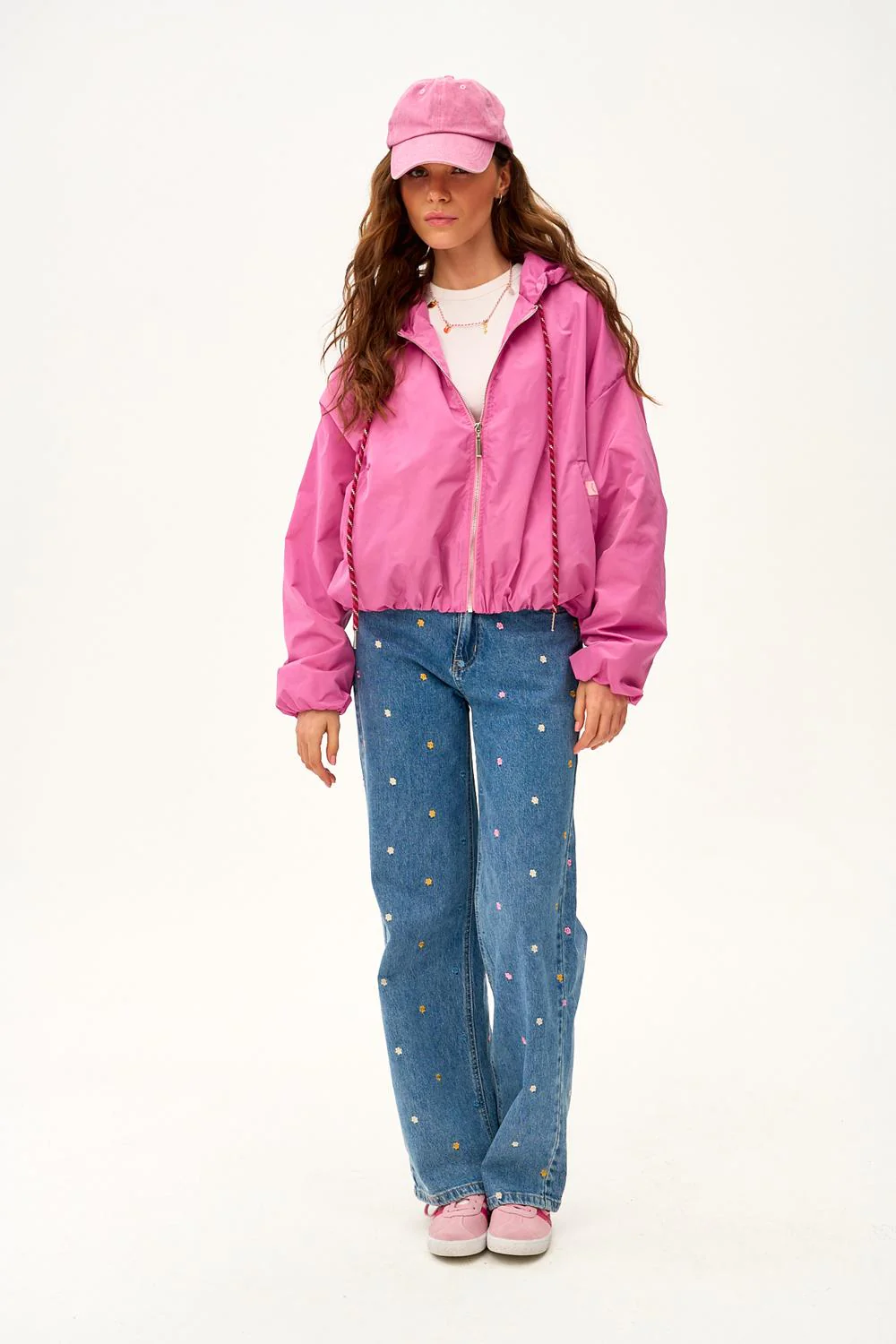 Krótka parka z kapturem Dahlia Crush - Image 32