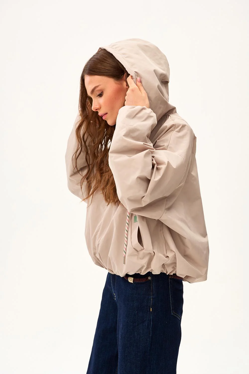 Krótka parka z kapturem Desert Flower - Image 12