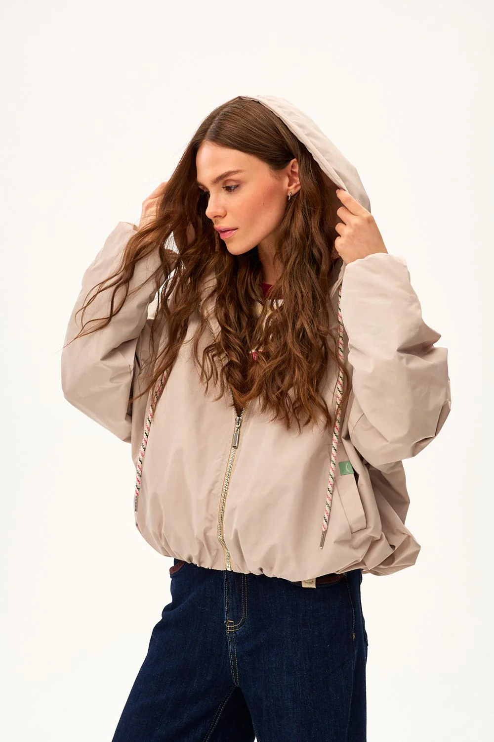 Krótka parka z kapturem Desert Flower - Image 13