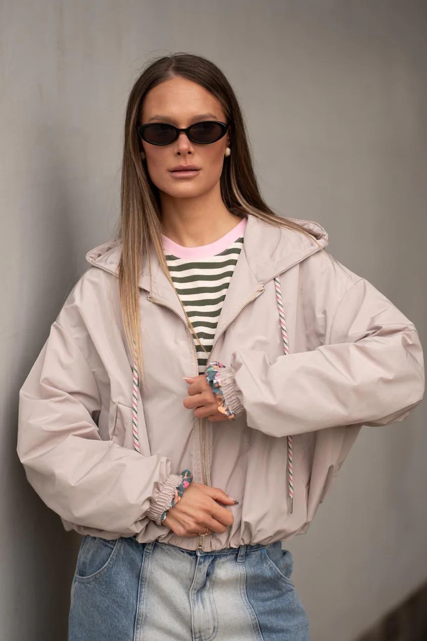 Krótka parka z kapturem Desert Flower - Image 23