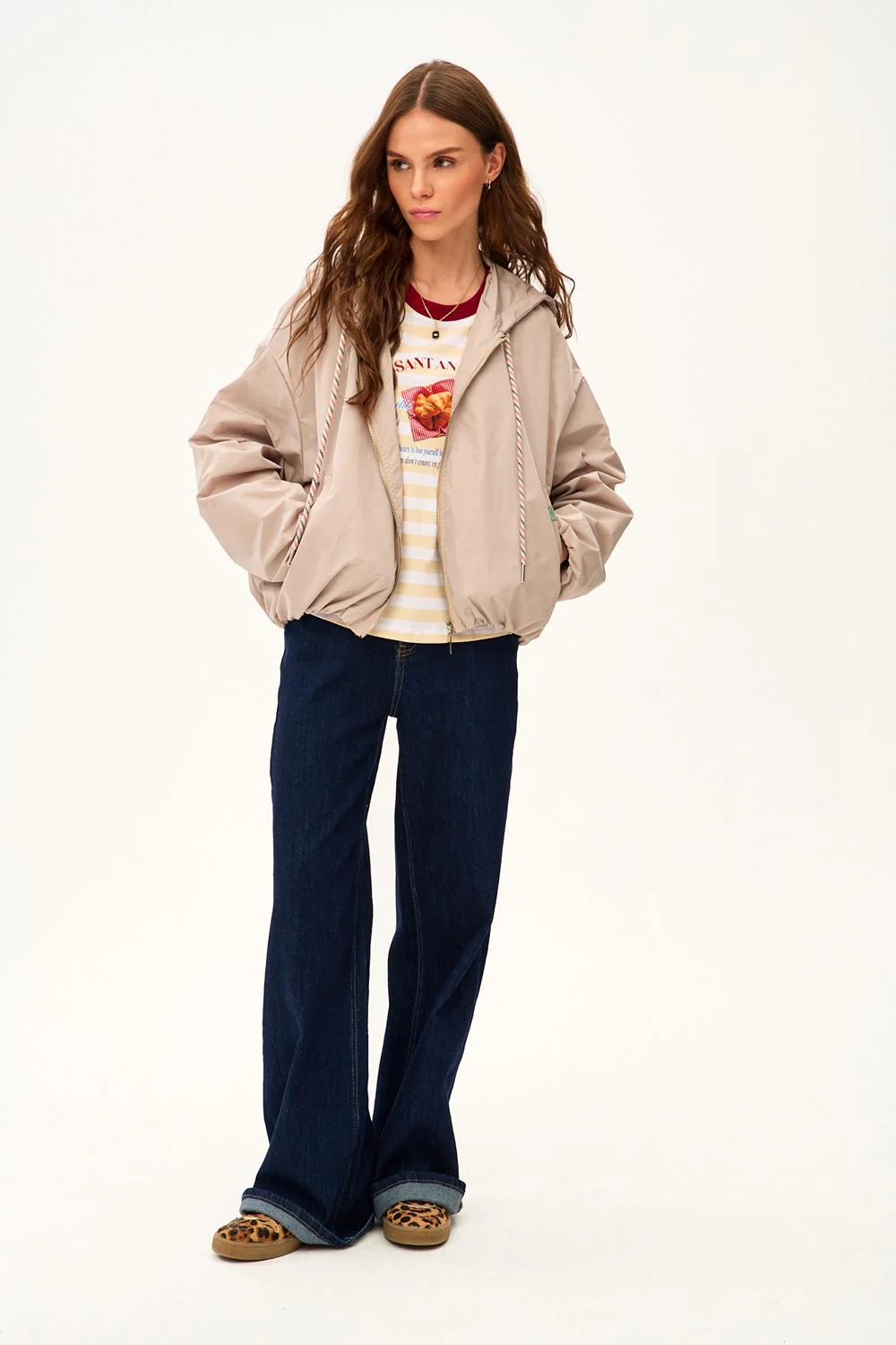 Krótka parka z kapturem Desert Flower - Image 6