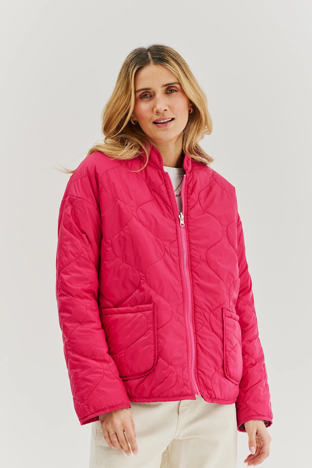 Kurtka dwustronna Pink Cheetah - Image 11