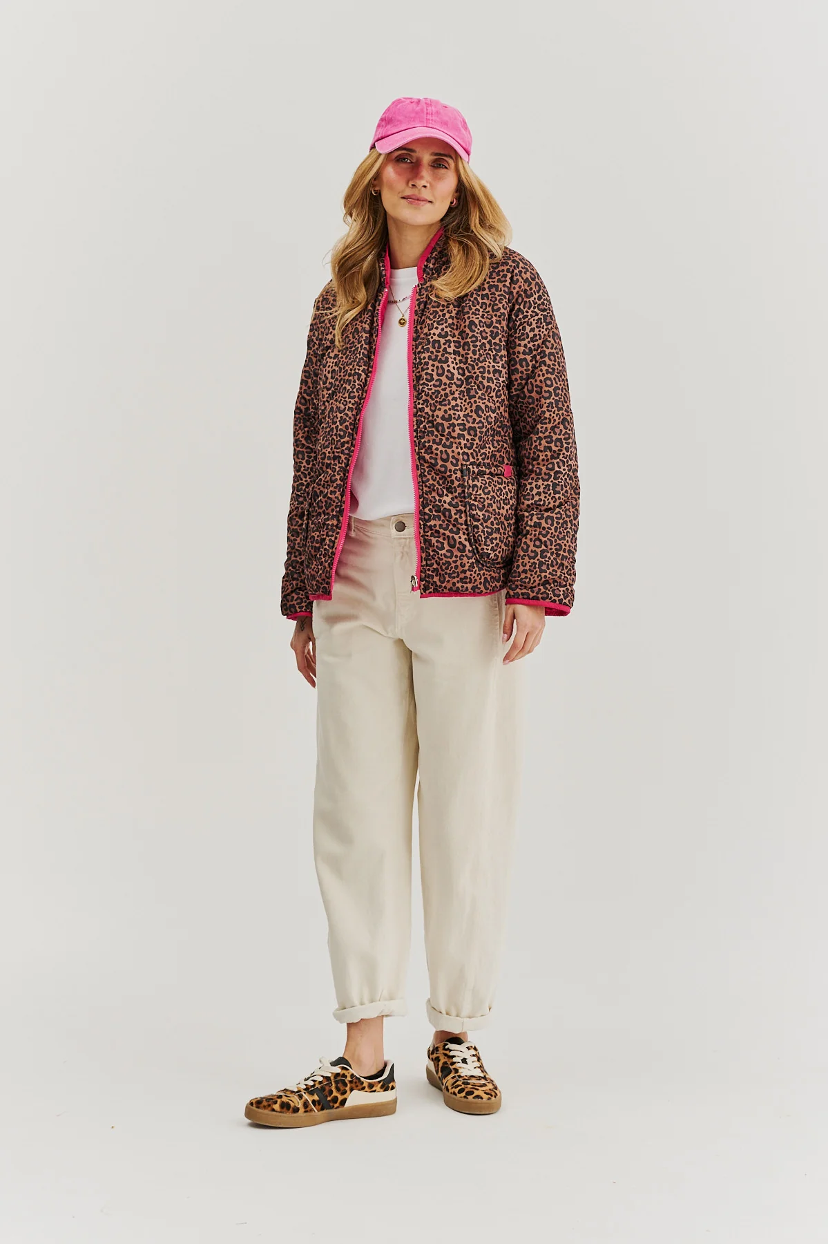 Kurtka dwustronna Pink Cheetah - Image 16