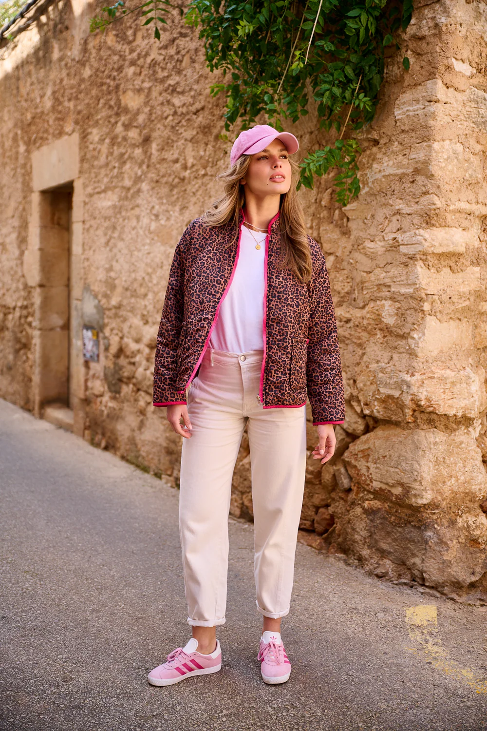 Kurtka dwustronna Pink Cheetah - Image 3