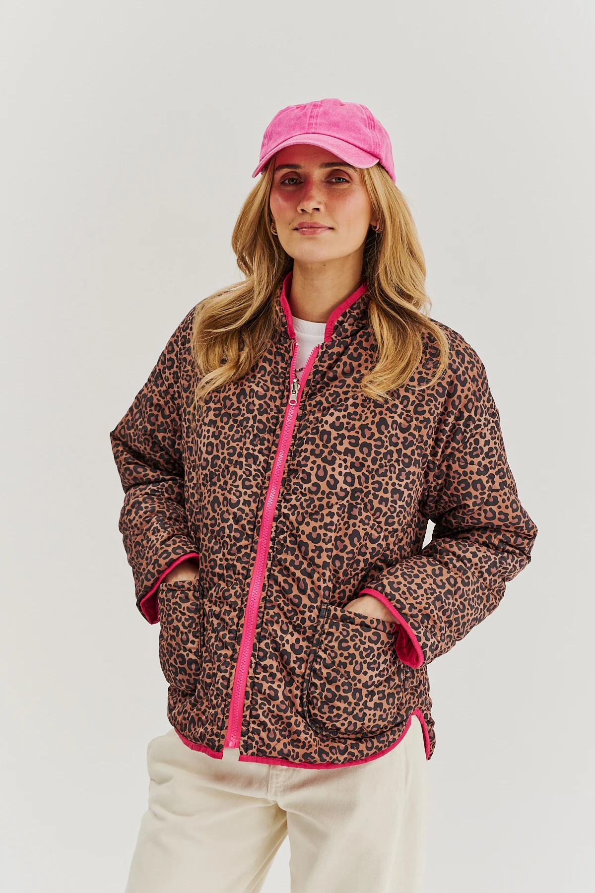 Kurtka dwustronna Pink Cheetah - Image 5