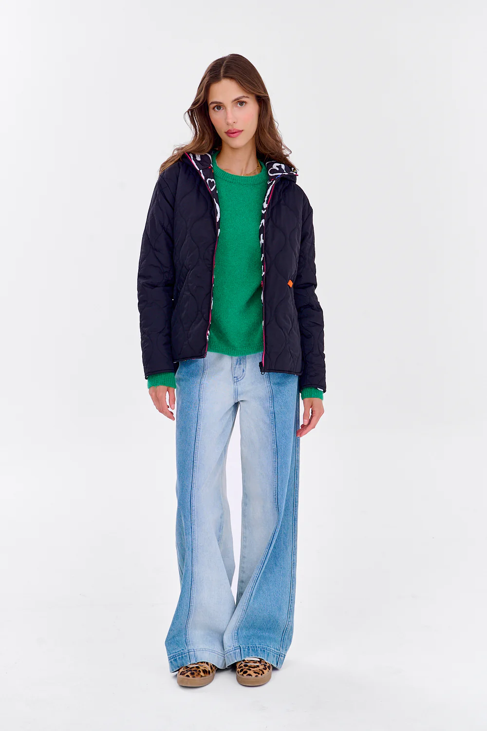 Kurtka dwustronna z kapturem Poppy Double Crush - Image 8
