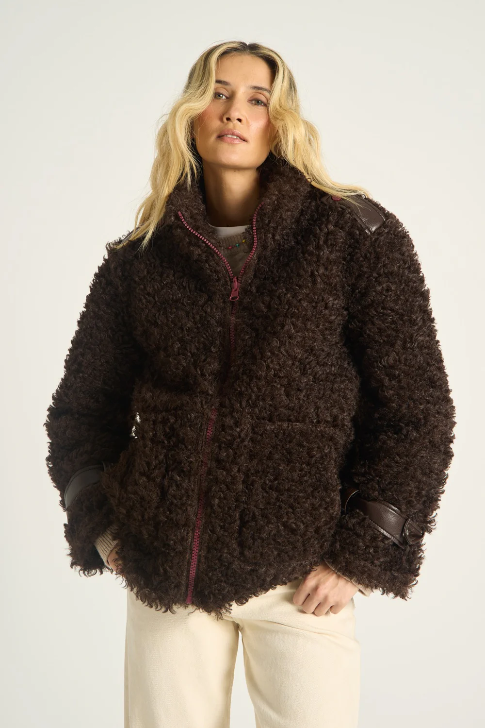 Kurtka Fluffy Mocha Moonrise - Image 15