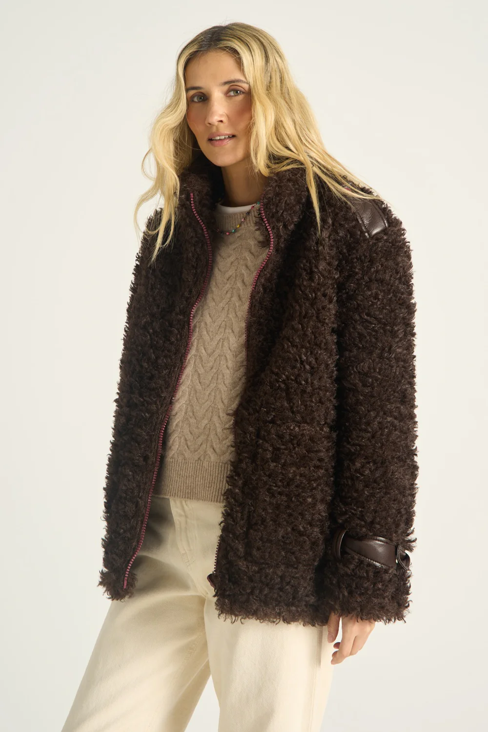 Kurtka Fluffy Mocha Moonrise - Image 26