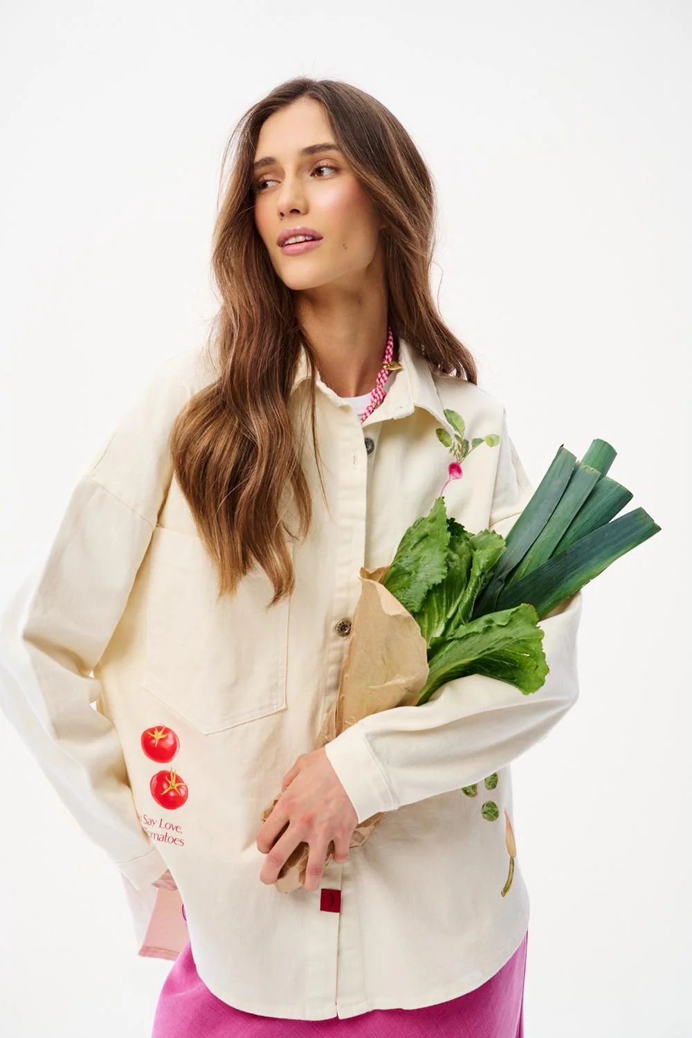 Kurtka jeansowa Veggie Society - Image 2
