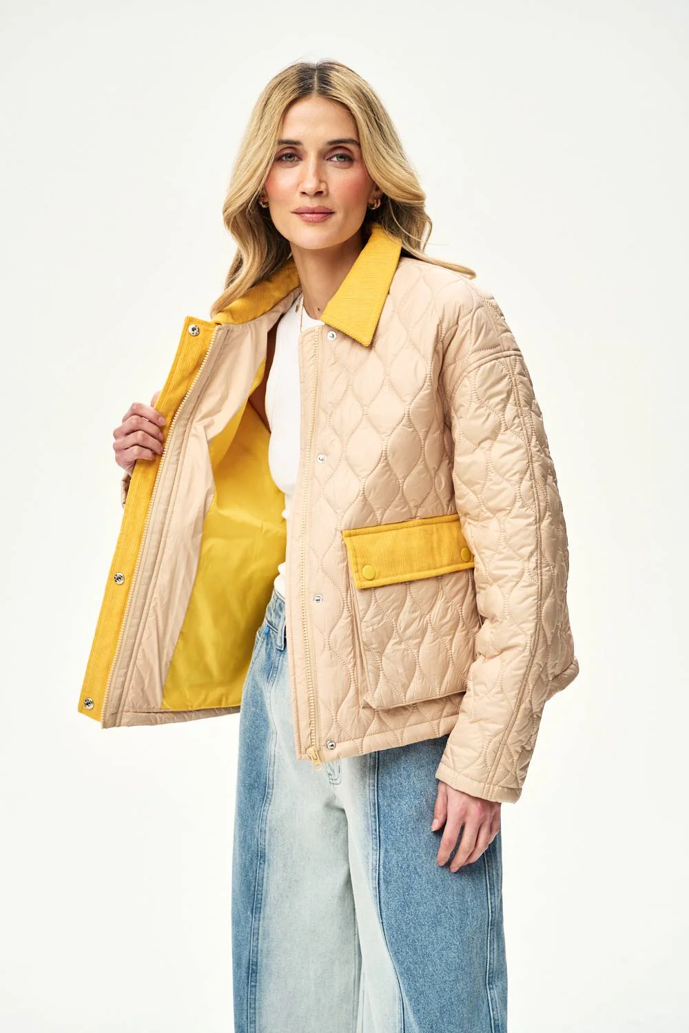 Kurtka pikowana Honeycomb - Image 3