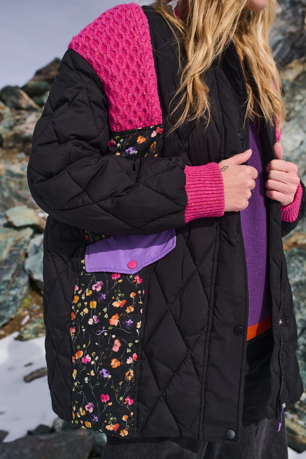 Kurtka pikowana Rebel Rose - Image 8