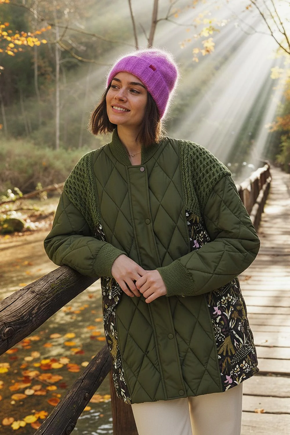 Kurtka pikowana Soft Jungle - Image 3