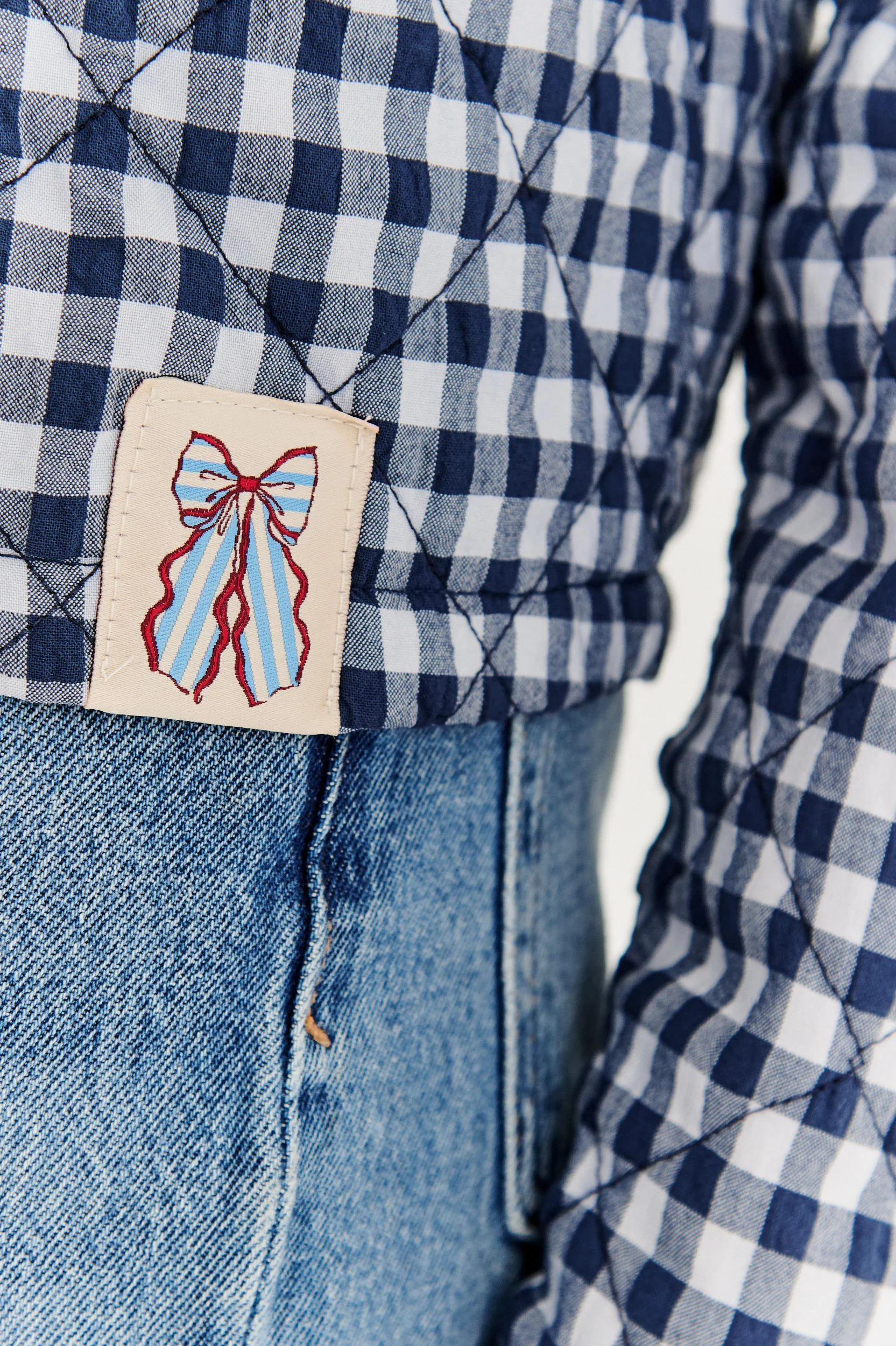 Lekka kurtka pikowana Indigo Charm - Image 10