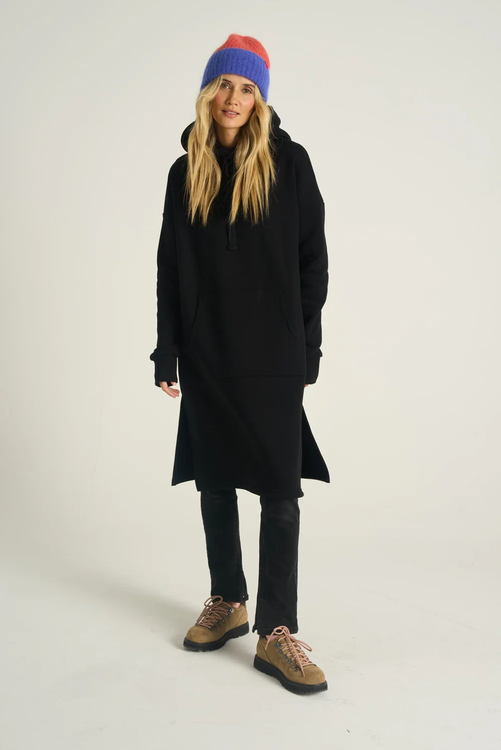Longline Hoodie Hold Fast To Dreams - Image 7