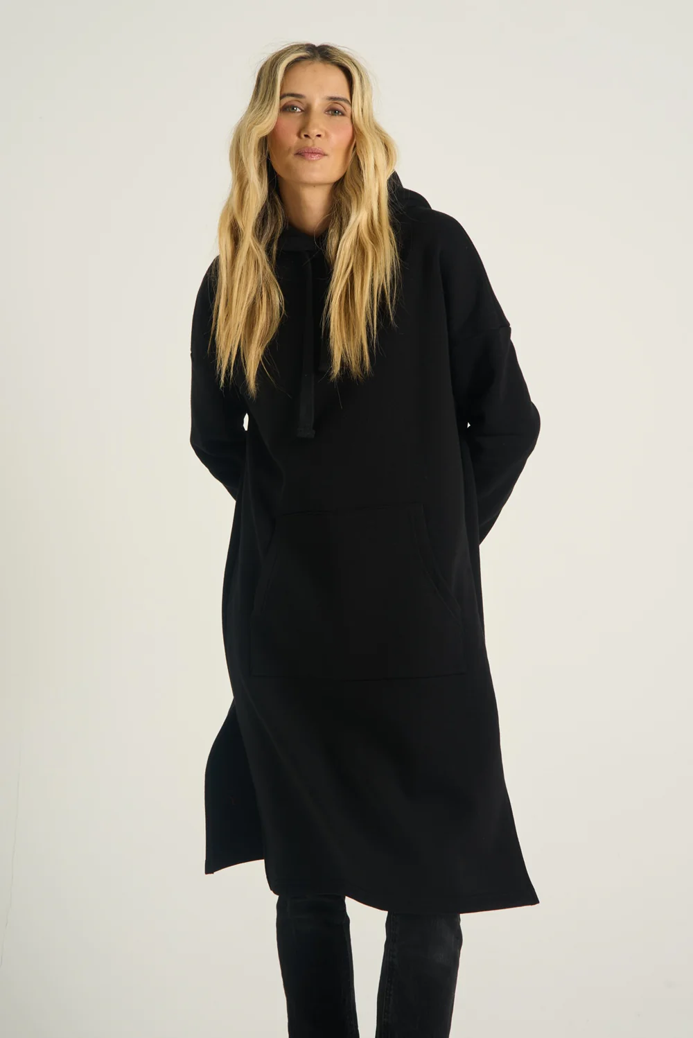Longline Hoodie Hold Fast To Dreams - Image 9