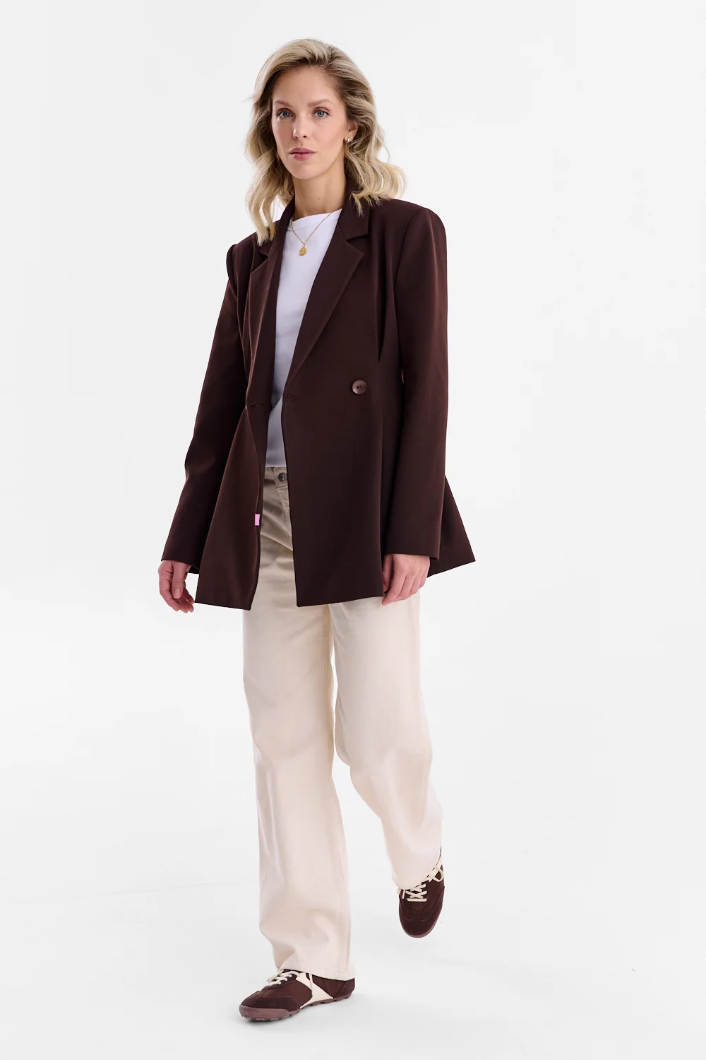 Marynarka taliowana Brown Muse - Image 10