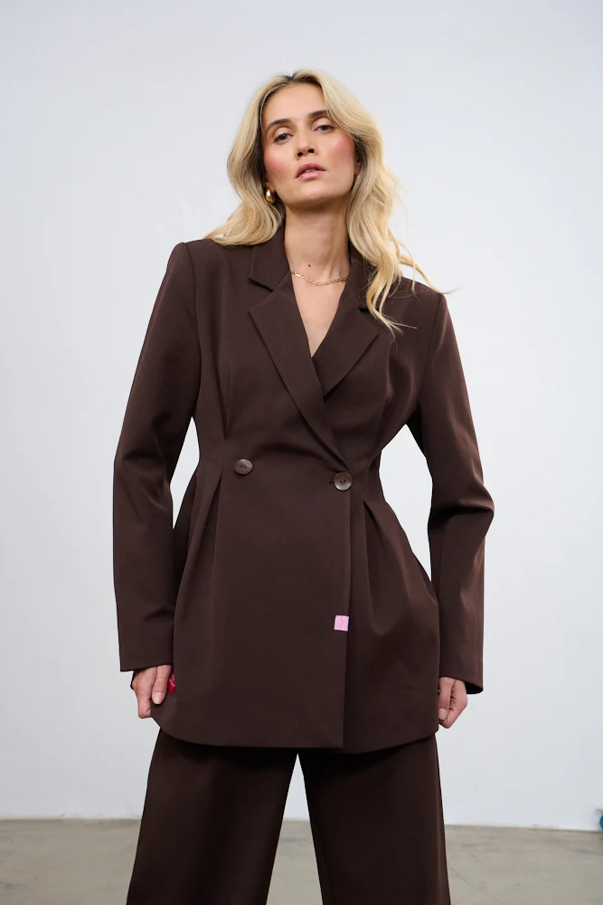 Marynarka taliowana Brown Muse - Image 6